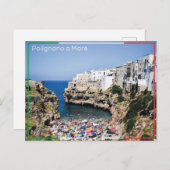 Polignano a Mare - Italien Postkarte (Vorne/Hinten)