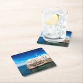 Polignano, das eine Stute auf einer Klippe in Rechteckiger Pappuntersetzer (Vor Ort)