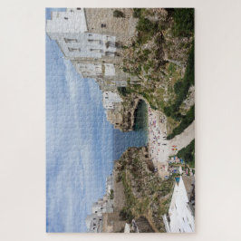 Polignano ein Stutenstadtstrand in Puglia Puzzle