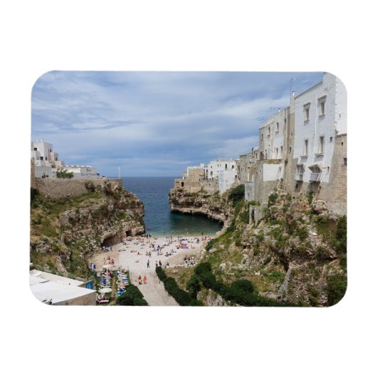 Polignano ist ein rechteckiger Magnet für den Stad (Horizontal)