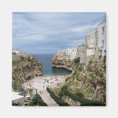 Polignano ist ein Stadtstrand von Mare in Puglia-M Magnet (Vorne)