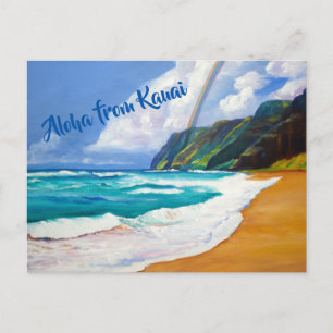 Polihale Rainbow Postkarte