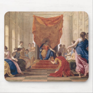 Poliphilus, das vor Königin Eleuterylida knit Mousepad