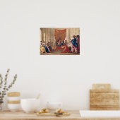 Poliphilus Kneeling vor Königin Eleuterylida Poster (Küche)