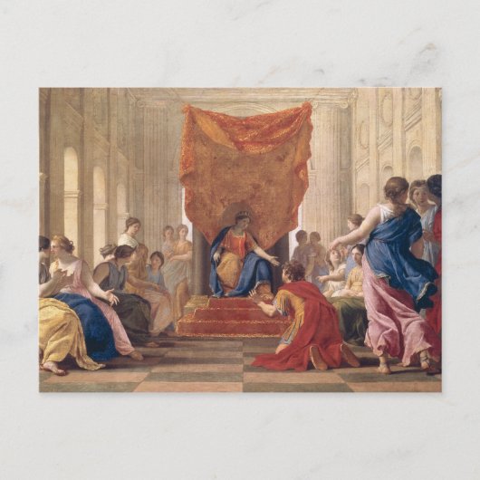 Poliphilus Kneeling vor Königin Eleuterylida Postkarte (Vorderseite)
