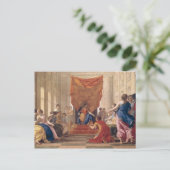 Poliphilus Kneeling vor Königin Eleuterylida Postkarte (Stehend Vorderseite)
