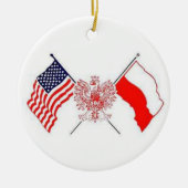 POLISCH AMERIKA KERAMIKORNAMENT (Vorne)