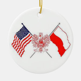 POLISCH AMERIKA KERAMIKORNAMENT