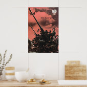 Polish Air Force WWII Propaganda Poster Strong (Küche)