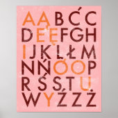POLISH ALPHABET POSTER (Vorne)