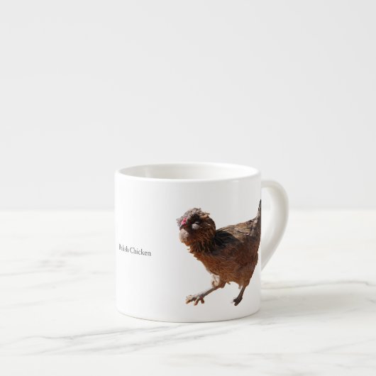 Polish Chicken specialty mug Espressotasse (Vorderseite Rechts)