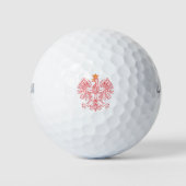 Polish Eagle Outlined In Red Golfball (Vorderseite)