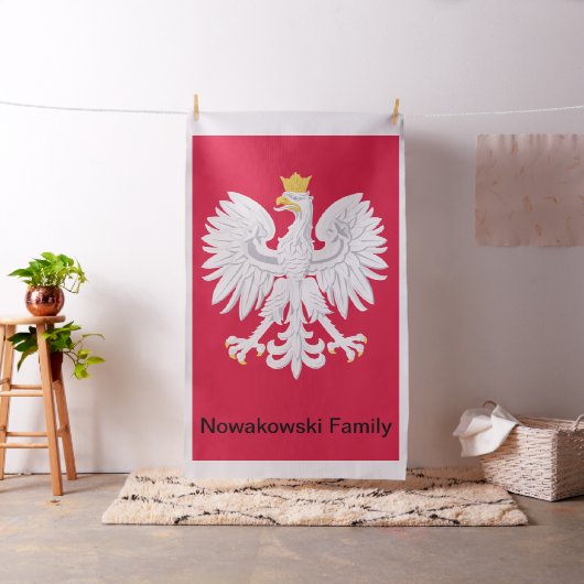 Polish Eagle Poland Symbol Stoff (Beispiel)