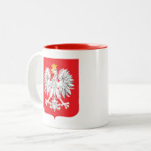 Polish-Eagle Zweifarbige Tasse (Vorderseite Links)