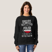 Polish Flag Native Pride Poland Polish Roots Sweatshirt (Vorne ganz)