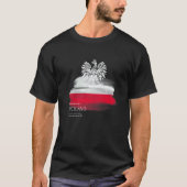 Polish flag patriotic Polska Souvenir Love Proud H T-Shirt (Vorderseite)