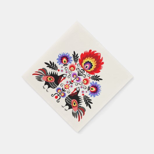 Polish Folk Serviette (Ecke)