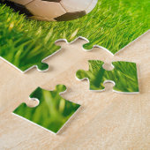 Polish pierogi soccer player on bright stadium fie puzzle (Seite)