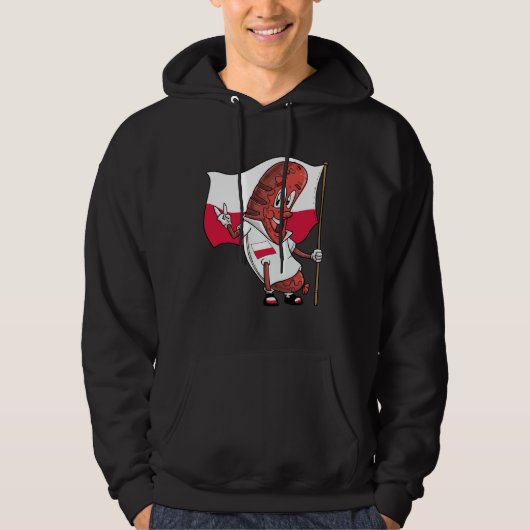 Polish pork roast sausage hoodie (Vorderseite)