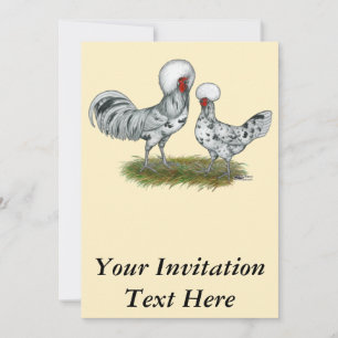 Polish Splash Chickens Einladung