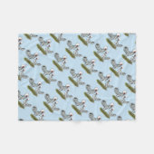 Polish Splash Chickens Fleecedecke (Vorderseite (Horizontal))
