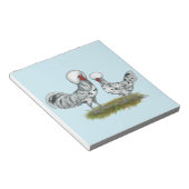 Polish Splash Chickens Notizblock (angewinkelt)