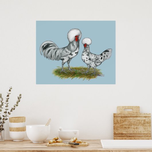 Polish Splash Chickens Poster (Küche)