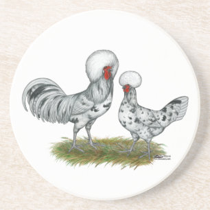 Polish Splash Chickens Untersetzer