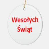 polish wesolych swiat keramik ornament (Links)