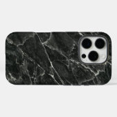 Polished Black Marble Slab Case-Mate iPhone Hülle (Rückseite (Horizontal))