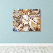 Polished Geode Stones Leinwanddruck (Insitu (Holzboden))