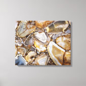 Polished Geode Stones Leinwanddruck (Vorderseite)