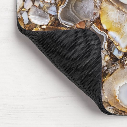 Polished Geode Stones Mousepad (Ecke)