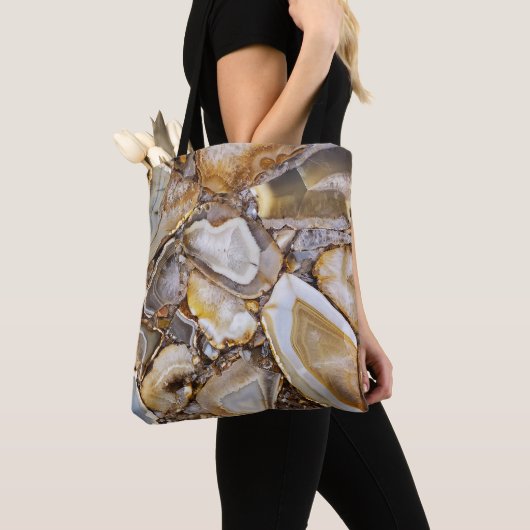 Polished Geode Stones Tasche (Von Nahem)