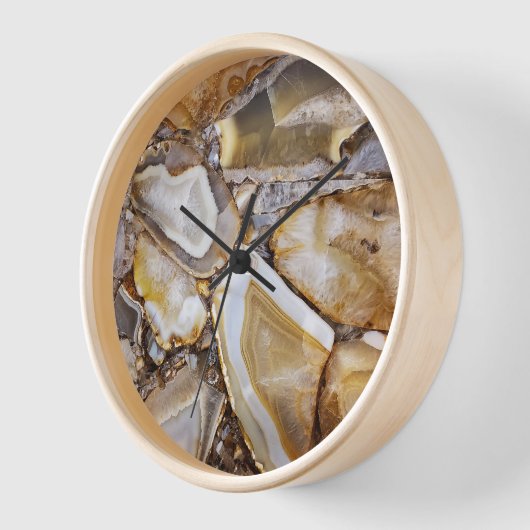 Polished Geode Stones Uhr (Winkel)