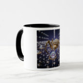 Polished Gold Spider Mug Tasse (Vorderseite Links)