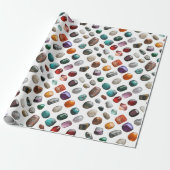 Polished Stones Pattern Geschenkpapier (Ungerollt)