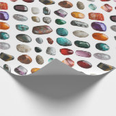 Polished Stones Pattern Geschenkpapier (Ecke)