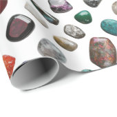 Polished Stones Pattern Geschenkpapier (Rolleneckpunkt)