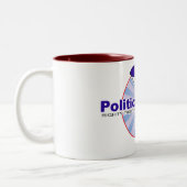 Politcal Schrauben-Tasse Zweifarbige Tasse (Links)