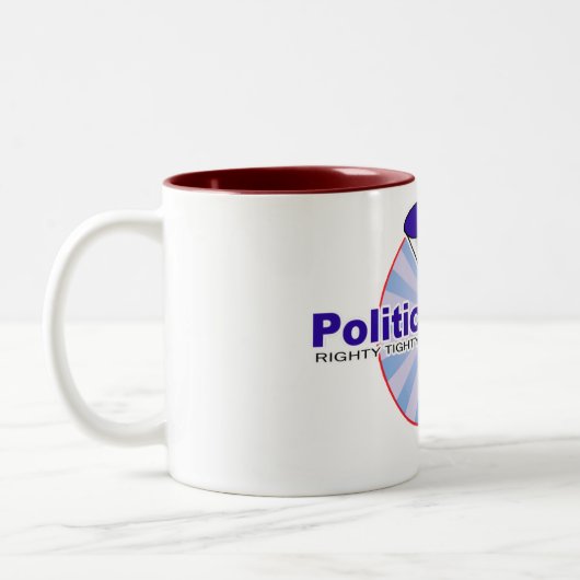 Politcal Schrauben-Tasse Zweifarbige Tasse (Links)