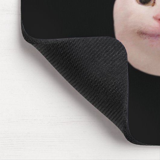 Polite Cat Meme Mouse Pad Mousepad (Ecke)