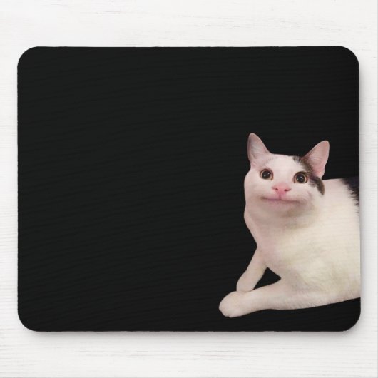 Polite Cat Meme Mouse Pad Mousepad (Vorne)