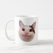 Polite Cat Meme Tasse doppelseitig (Links)
