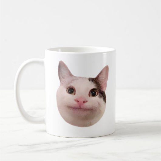 Polite Cat Meme Tasse doppelseitig (Links)