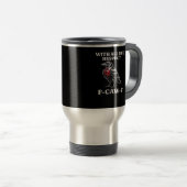 Polite F-Caw-F Reisebecher (VorderseiteRechts)