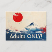 Polite NO KIDS Japonesque Harmonie mit Fuji Begleitkarte (Vorderseite)