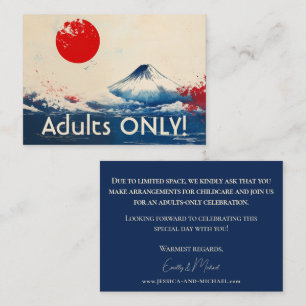 Polite NO KIDS Japonesque Harmonie mit Fuji Begleitkarte