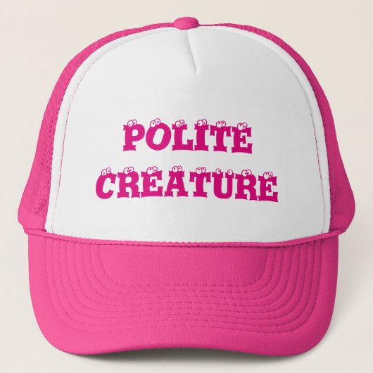 Politer Creature Trucker Hat Truckerkappe (Vorderseite)
