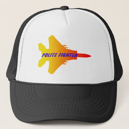 Politer Fighter Trucker Hat Truckerkappe (Vorderseite)